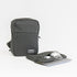 Charcoal Grey backpack and laptop sleeve set