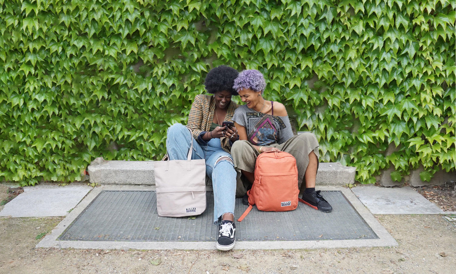 Terra Thread Orange Backpack