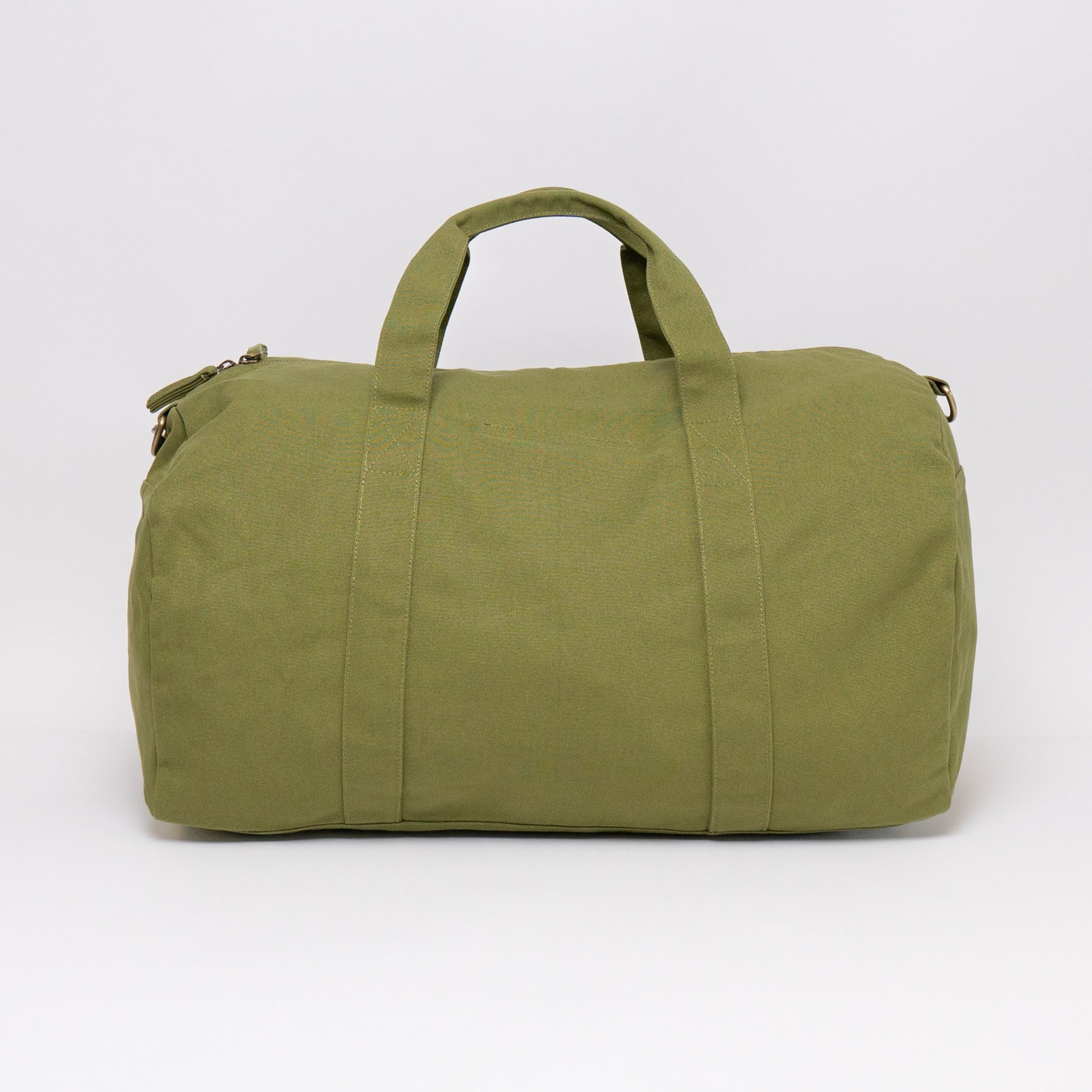 army green duffle bag