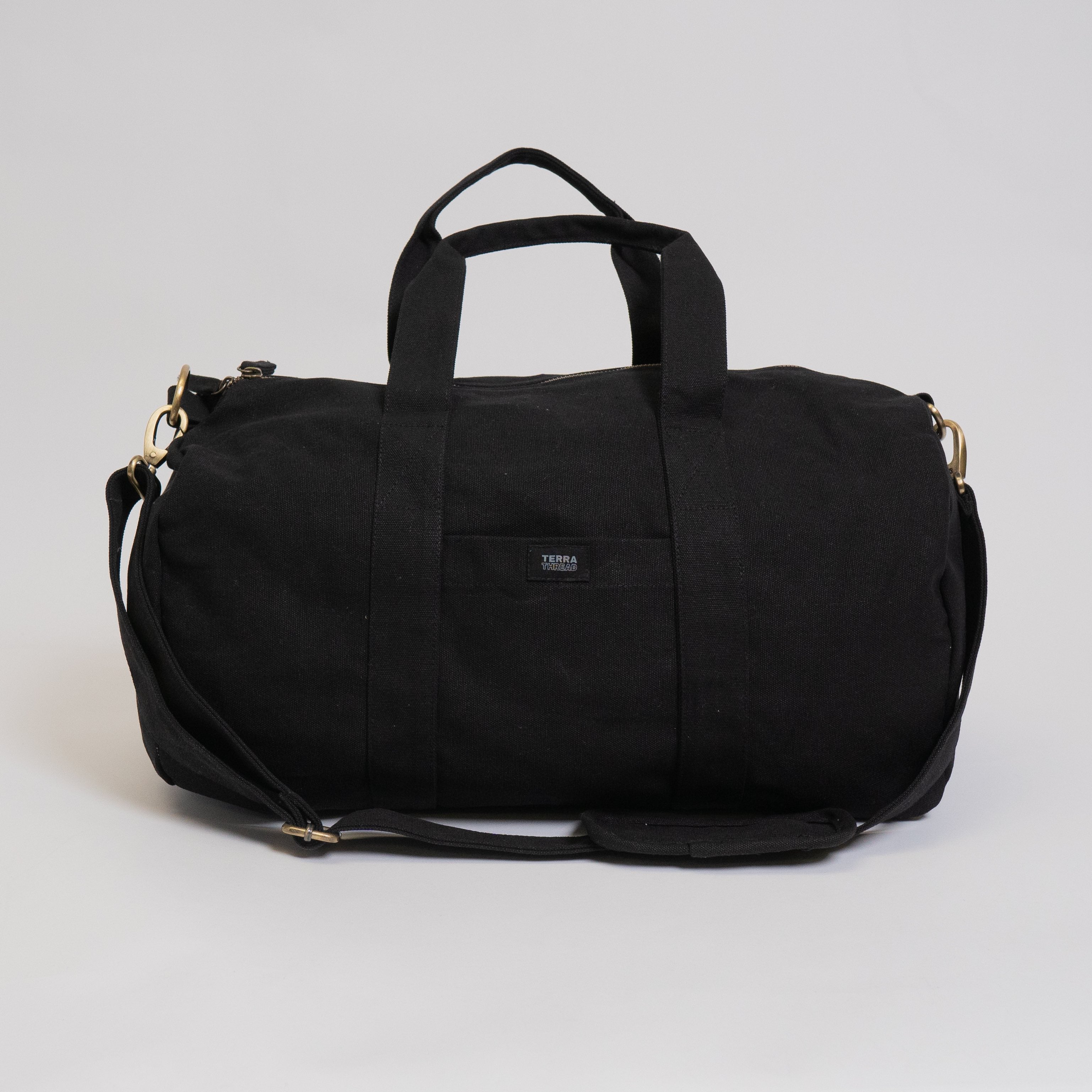 black gym bag