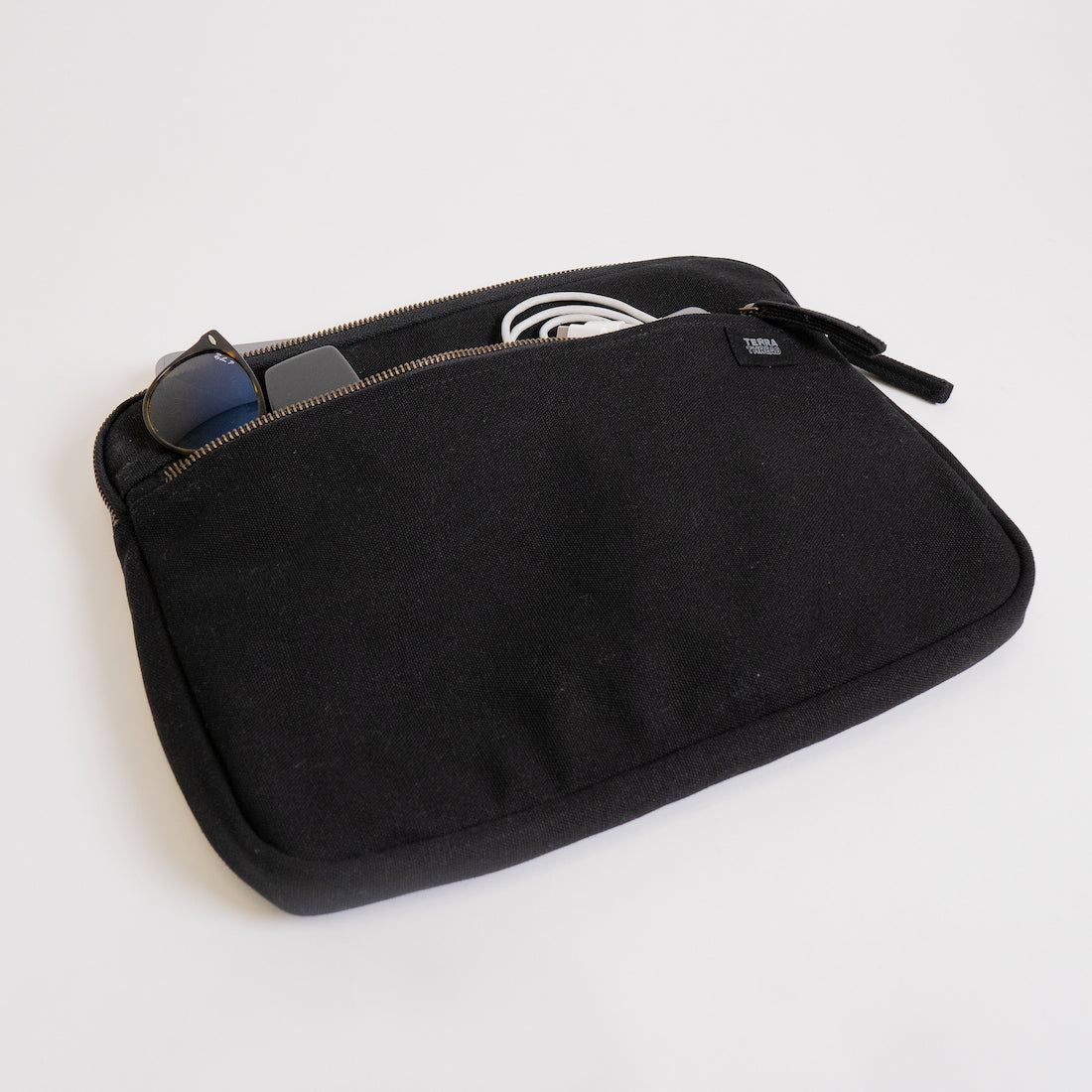 black laptop case