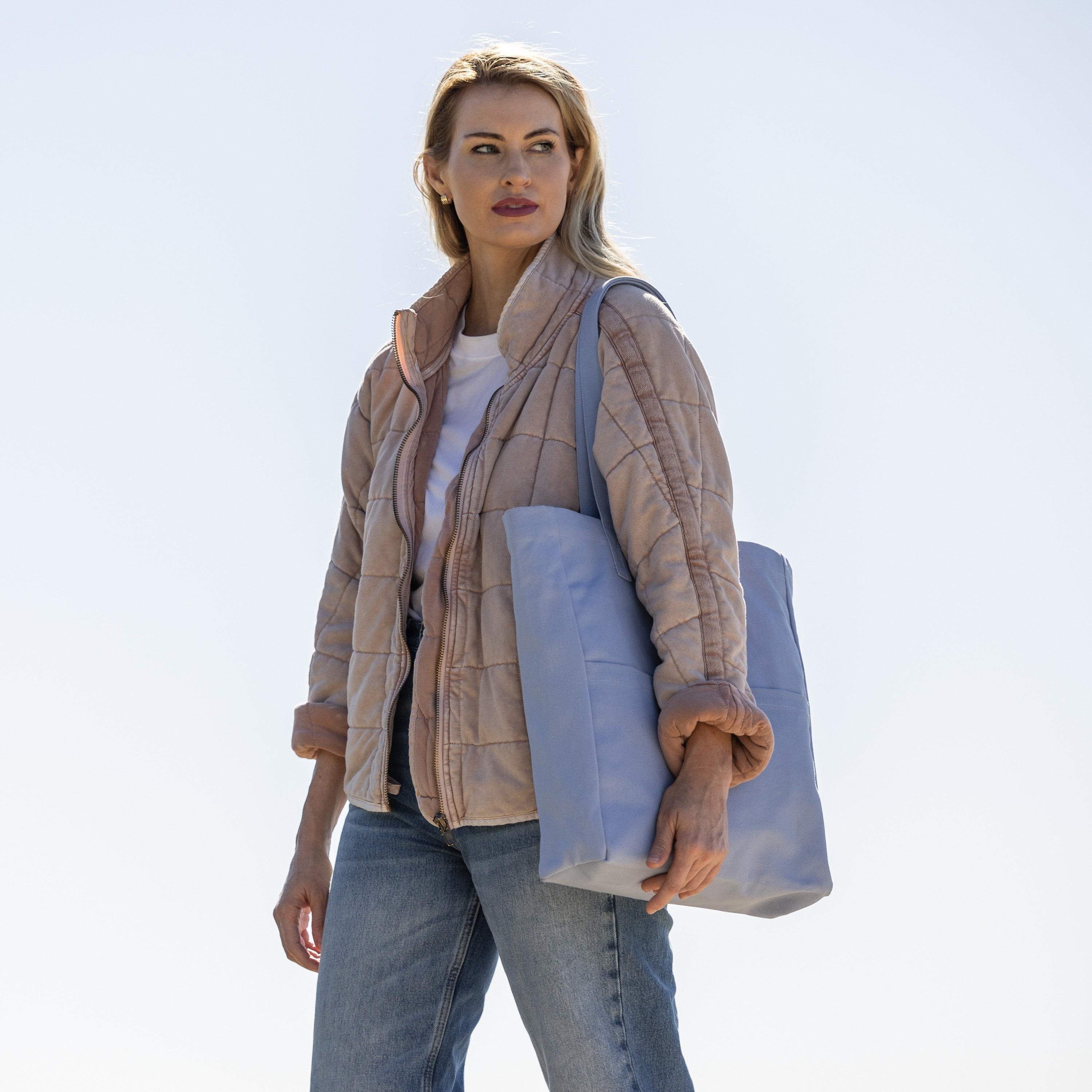 canvas commuter tote