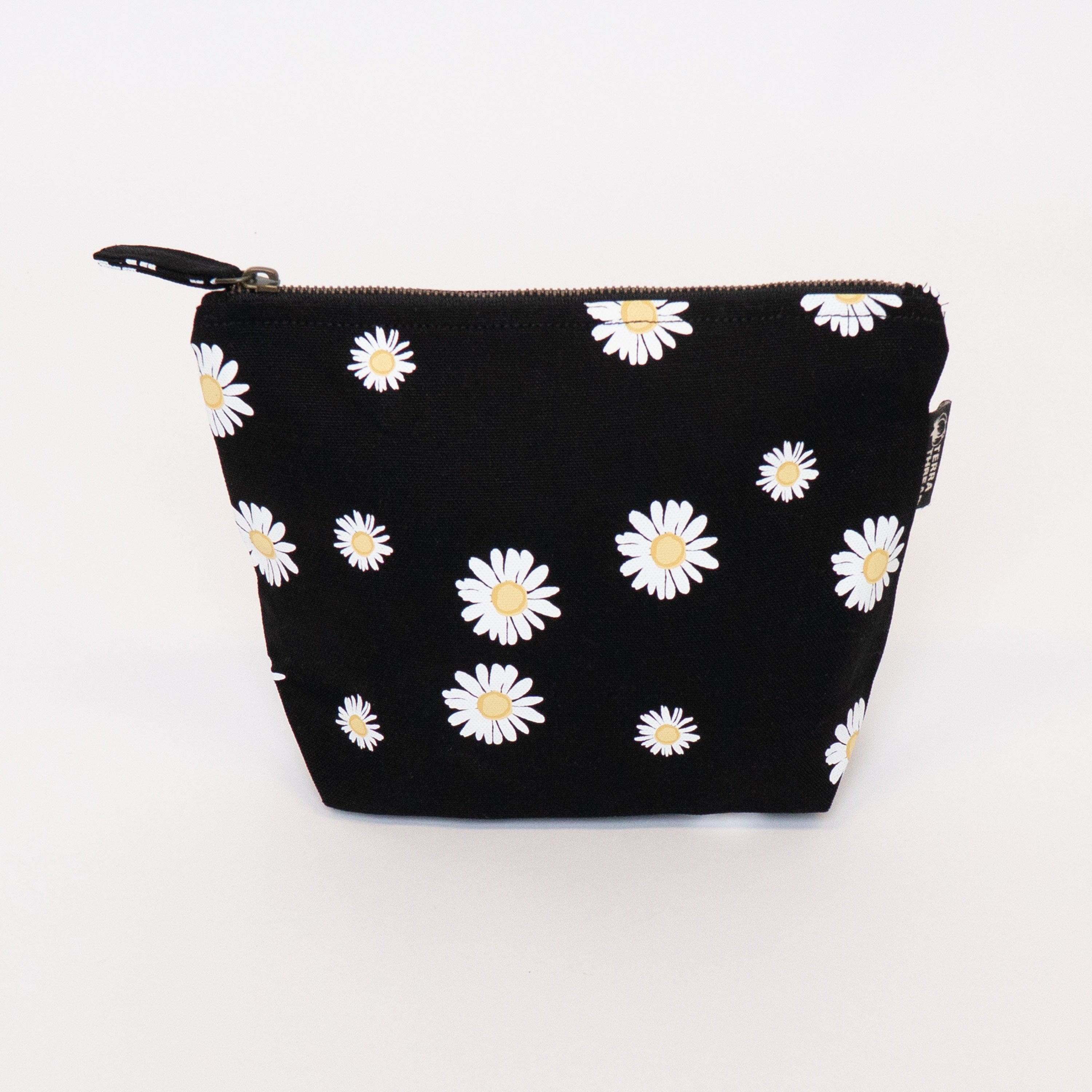 flower print makeup bag