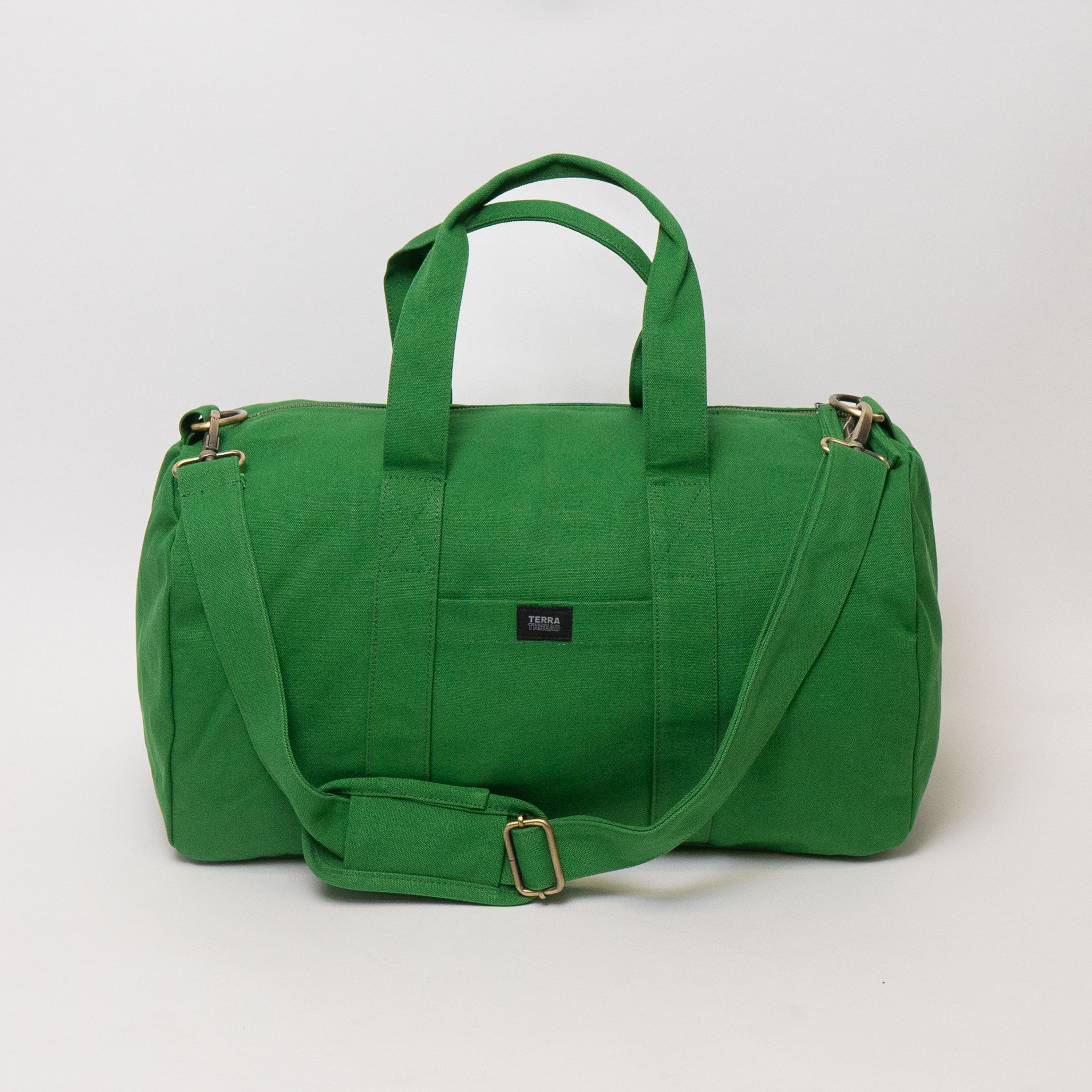 green gym bag