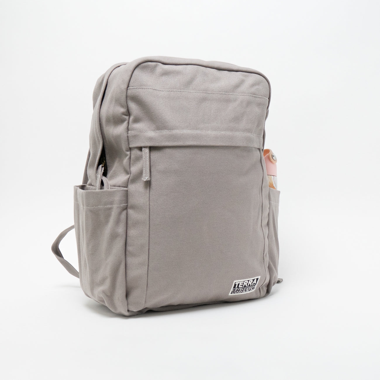 grey backpack