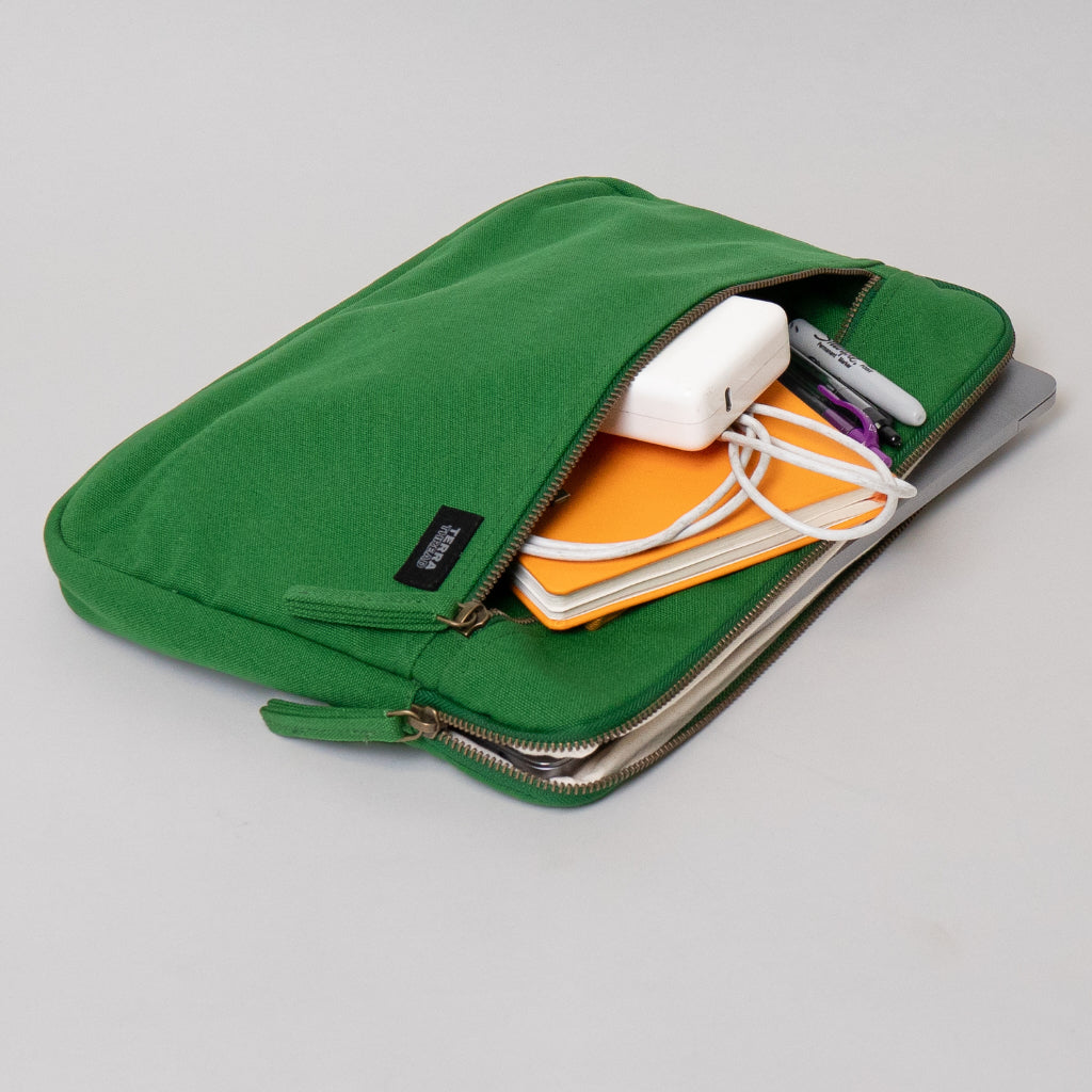 laptop sleeve green