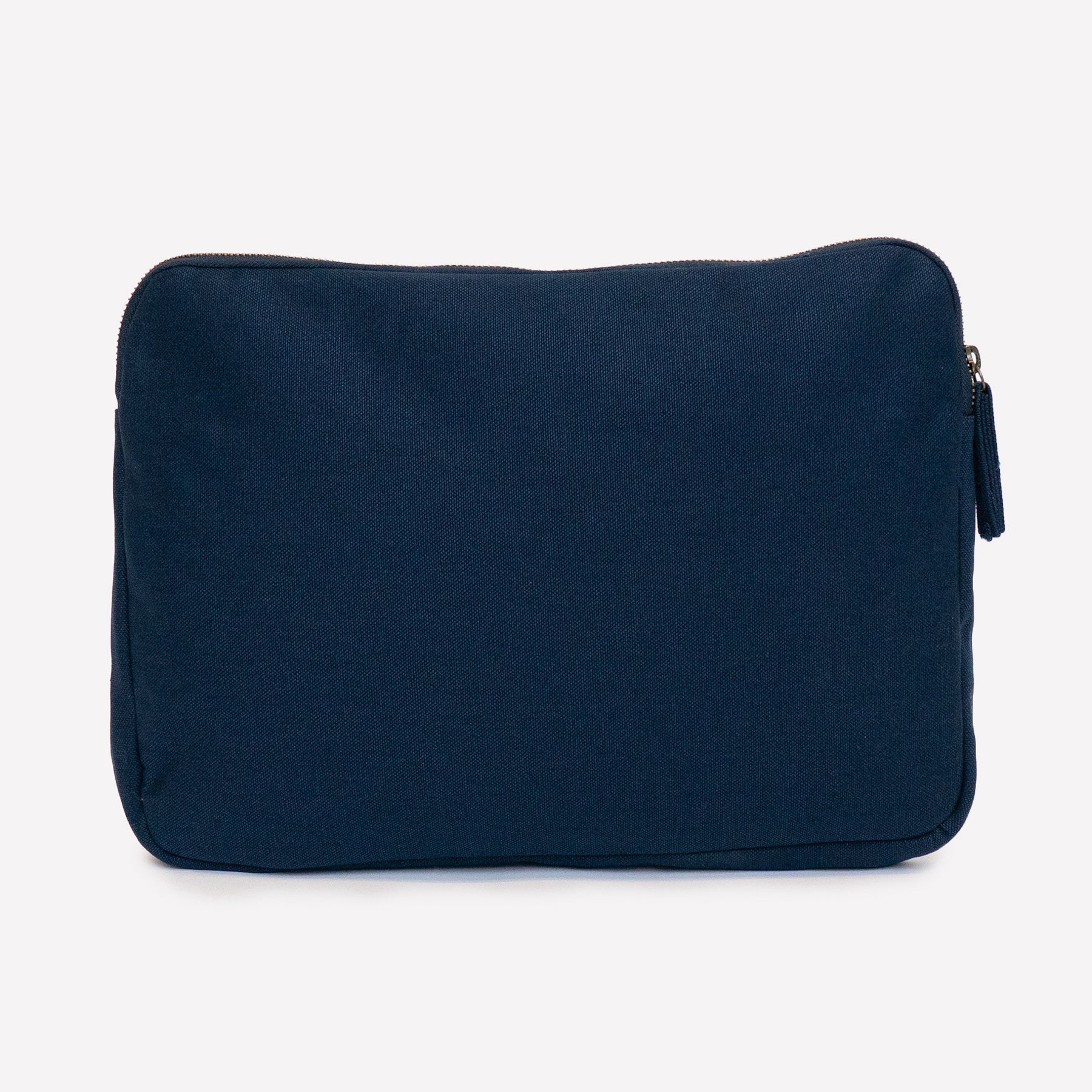 Back view of Navy Blue color laptop case