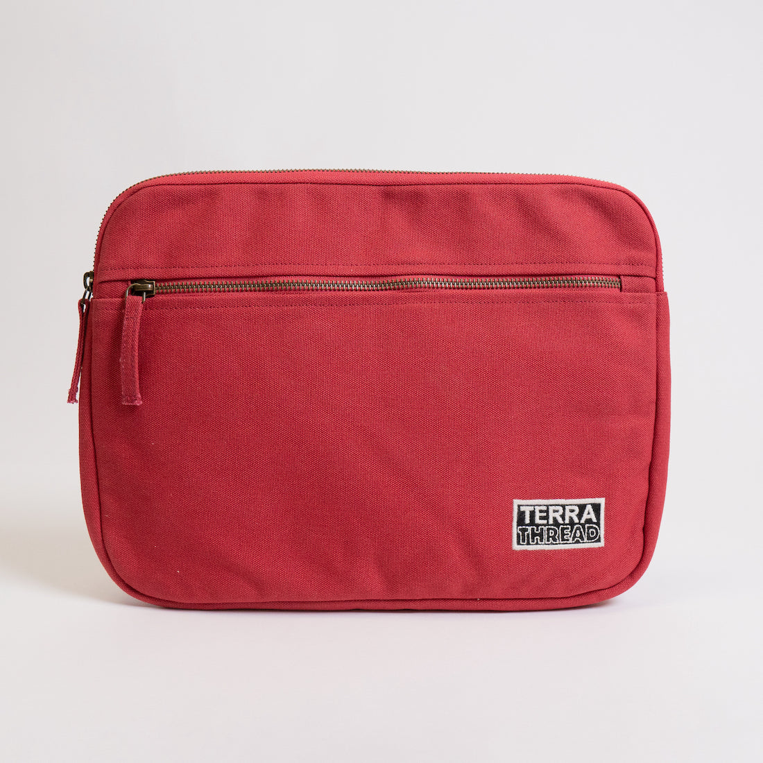 red laptop case