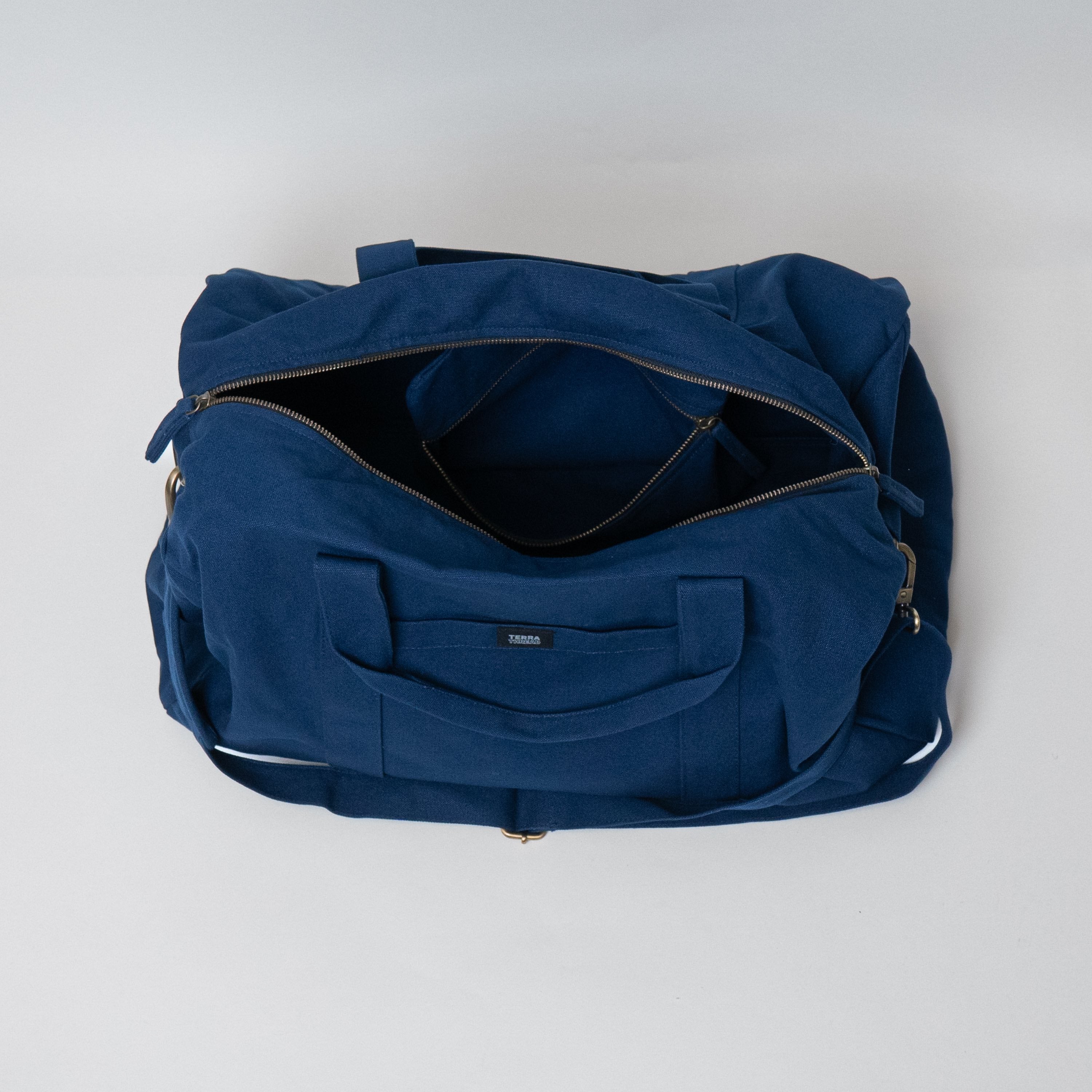 royal blue duffle bag