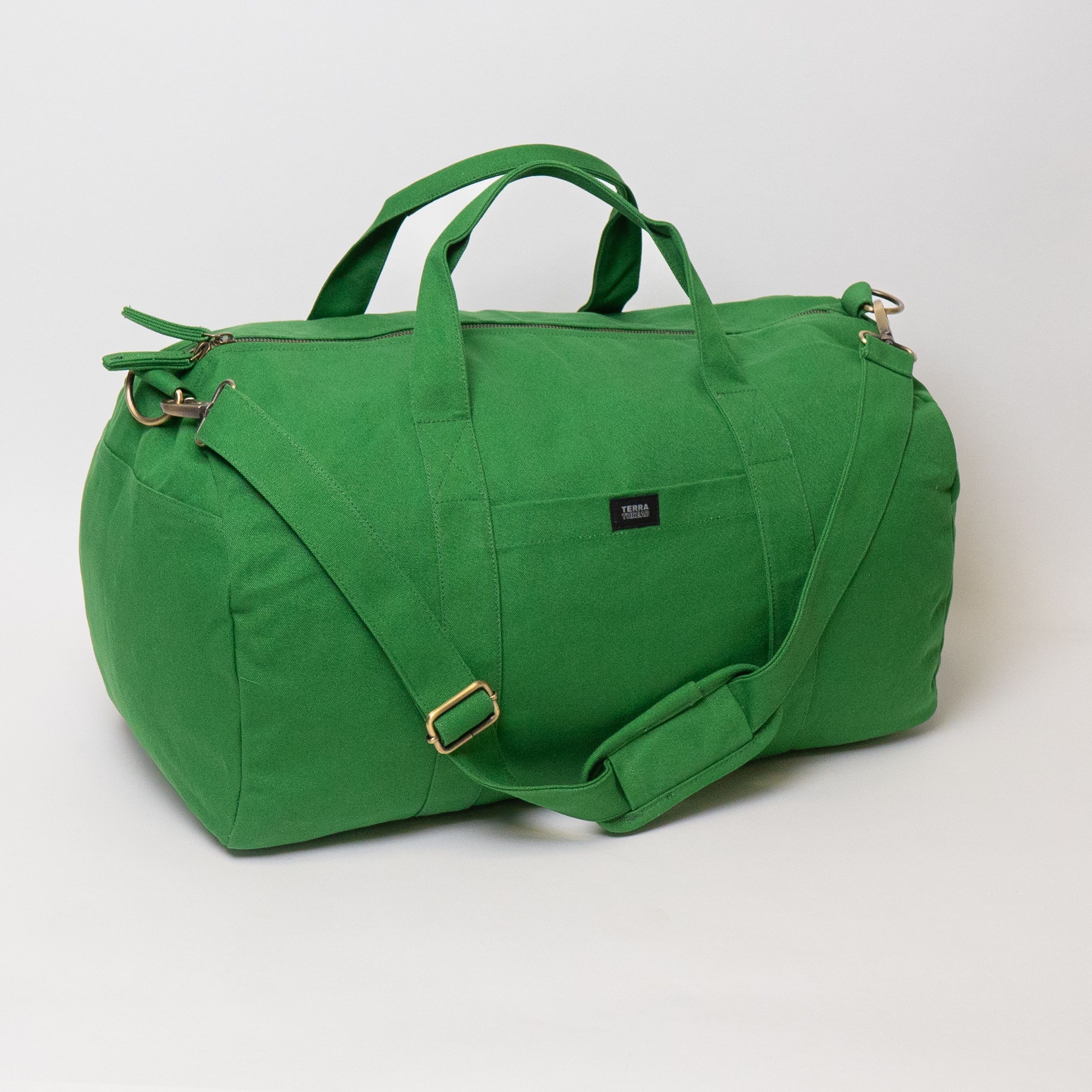 sustainable duffel bag
