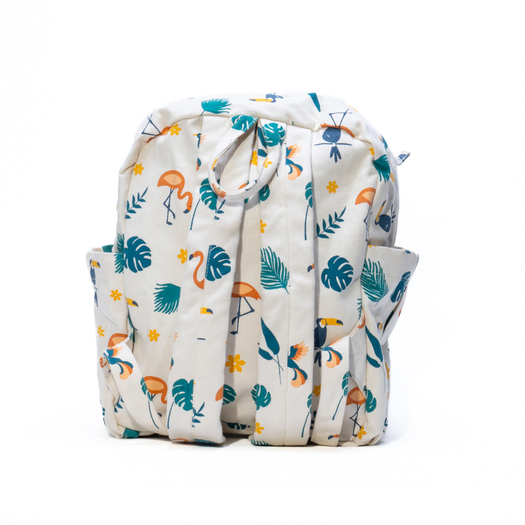 medium size printed backpacks