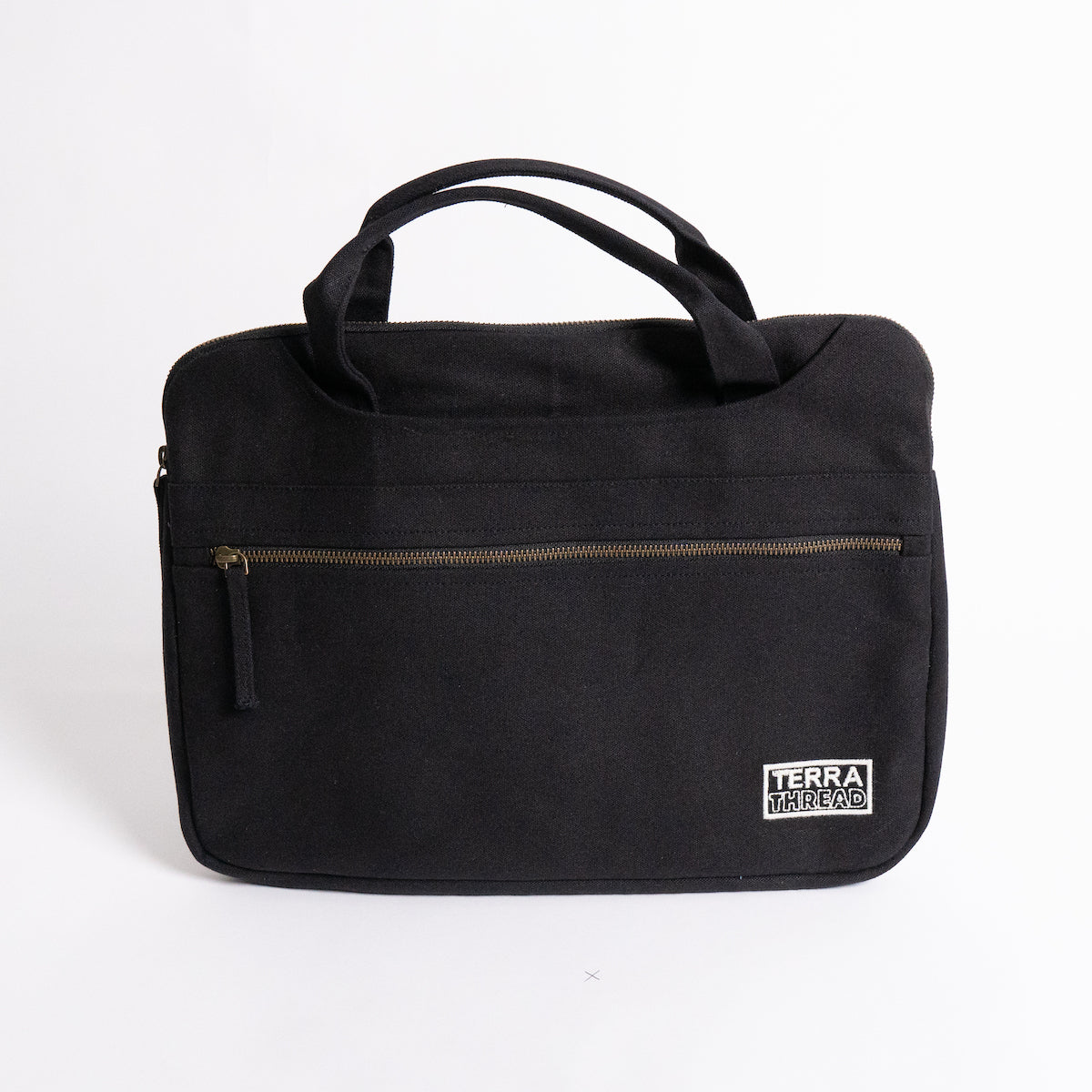 black laptop case with handle