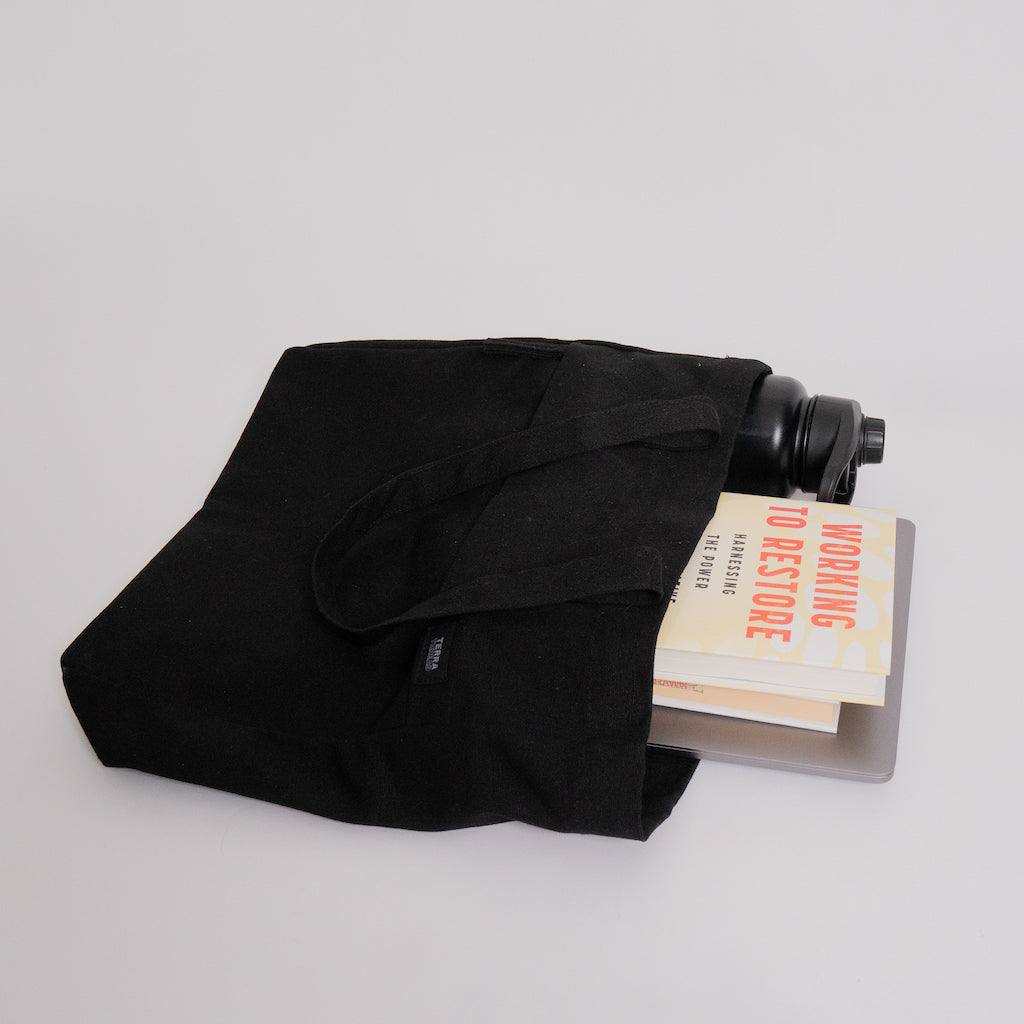 black tote bag for work