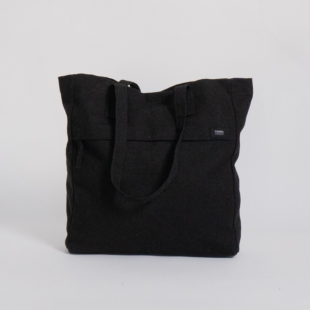 black work tote