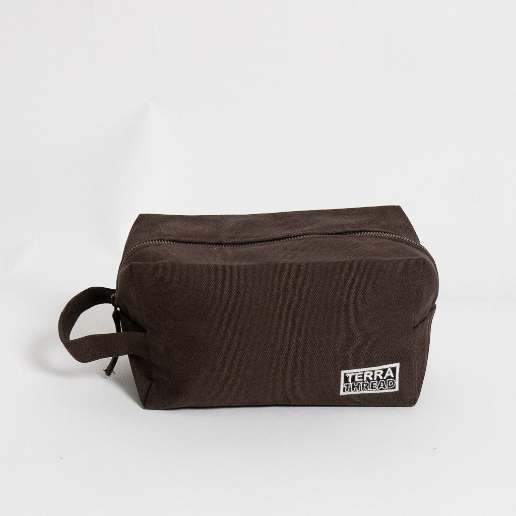 canvas toiletry bag