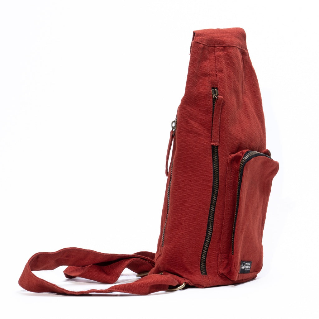 cotton sling bag