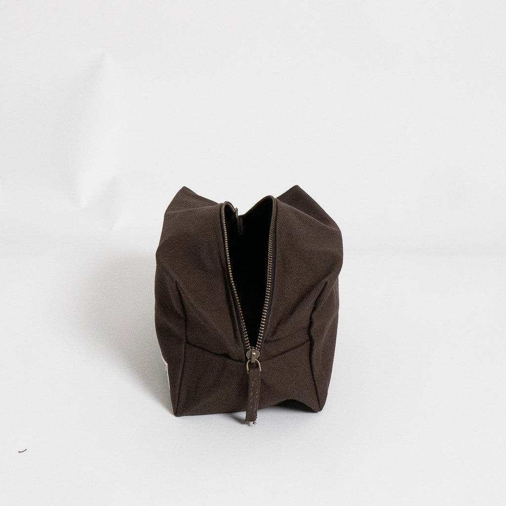 cotton toiletry bag