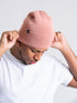 mens pink beanie