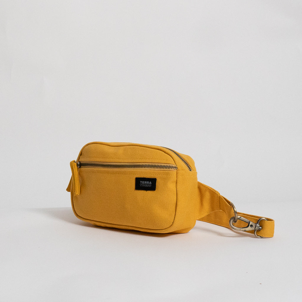 mustard fanny pack