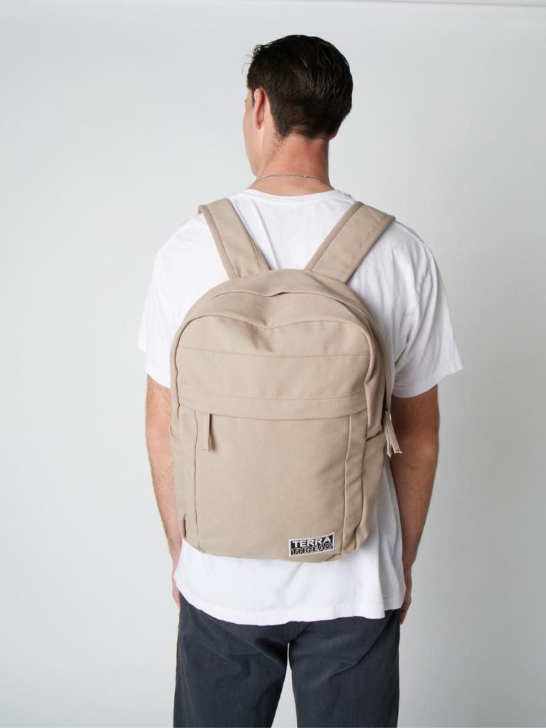 neutral color backpacks