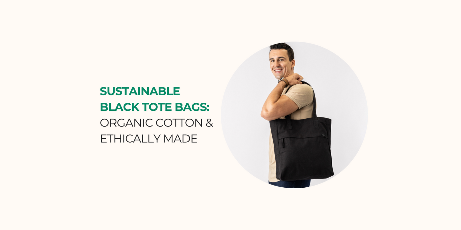 Black Canvas Tote Bags: The Ultimate Sustainable Work & Life Bag