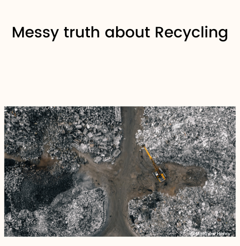 Messy truth about Recycling