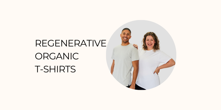 Regenerative organic t-shirts