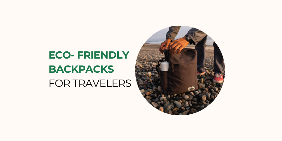 eco friendly backpack for traveler 