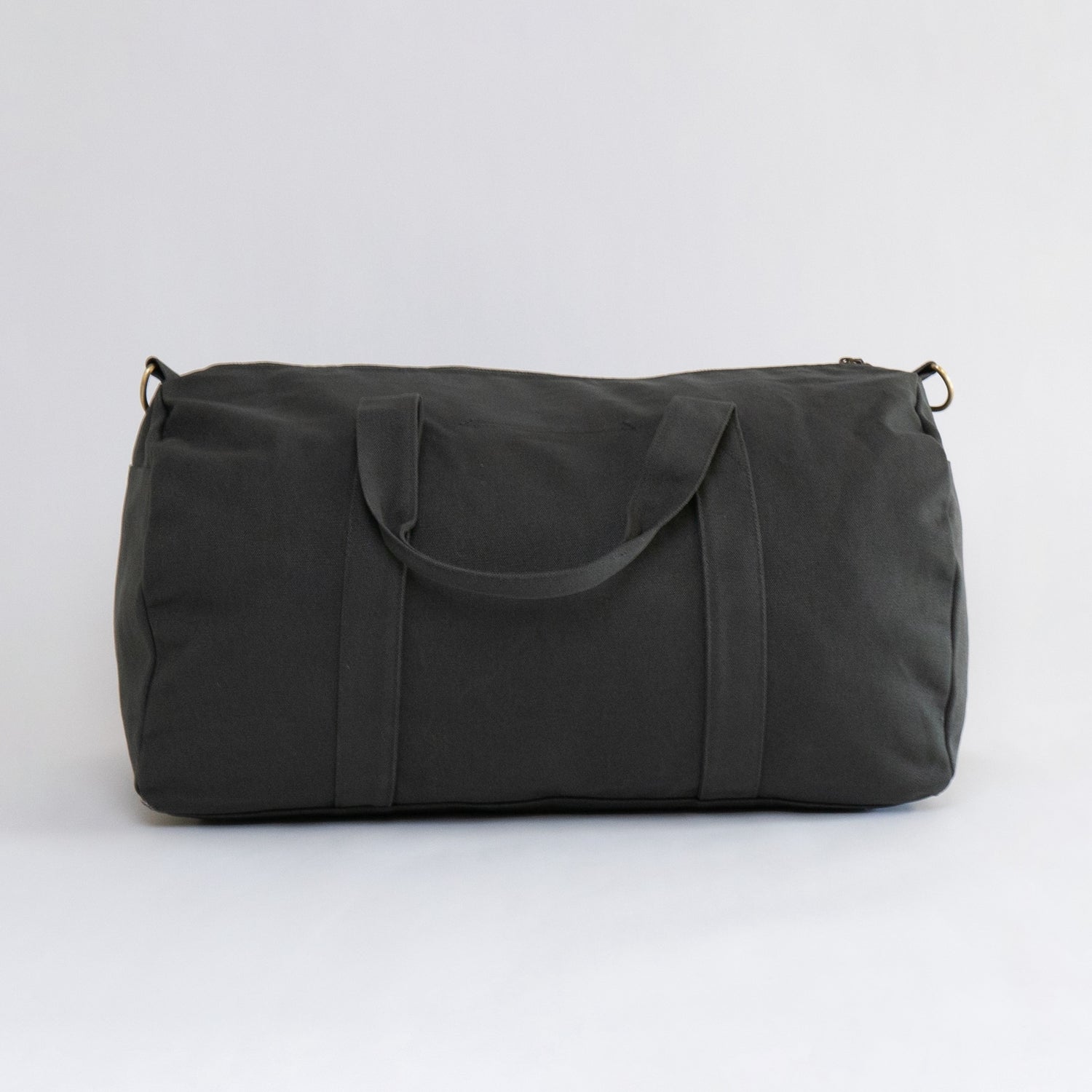 cotton canvas duffle bag