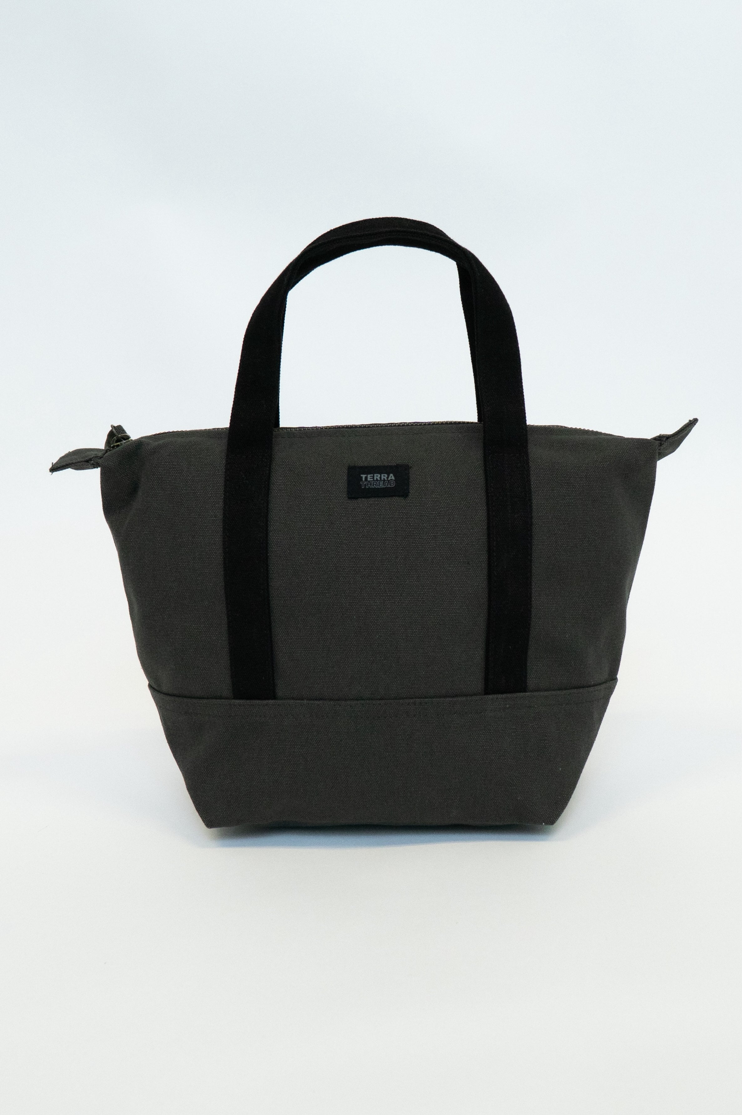 Mini Canvas Tote Bag | Washable Organic Cotton Lunch Bag | Terra