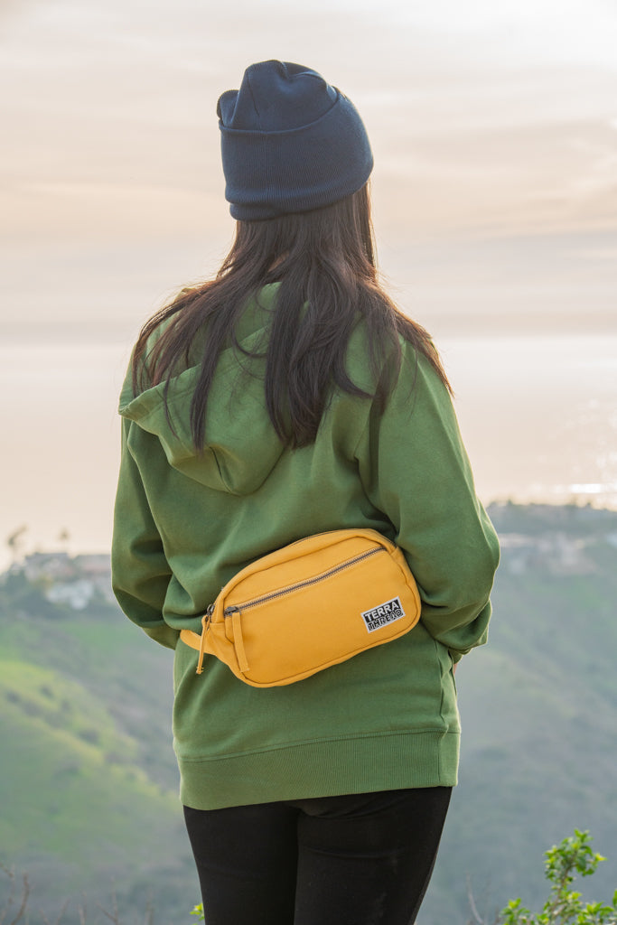 Yellow color fanny pack