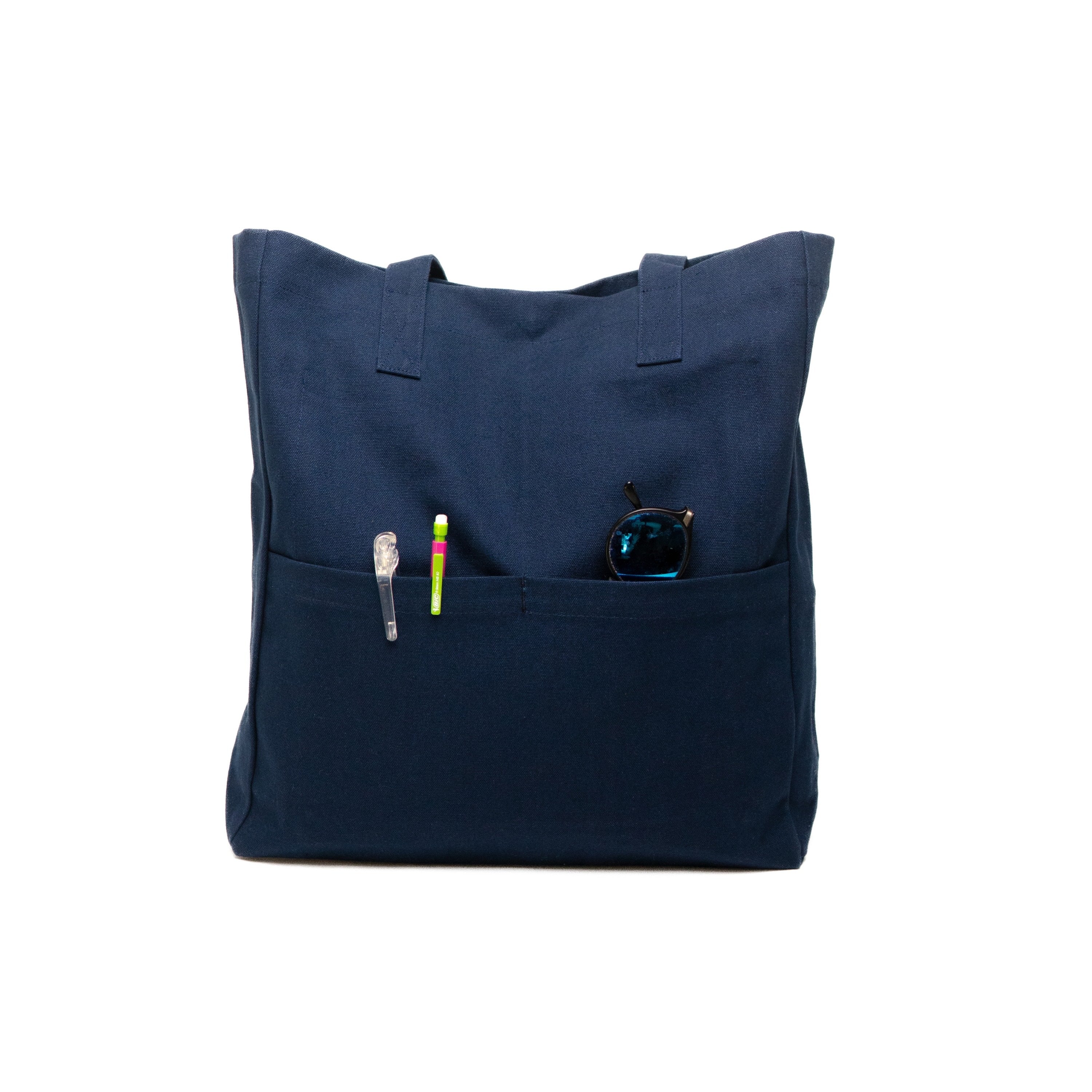 Terra Thread canvas tote bag with pockets