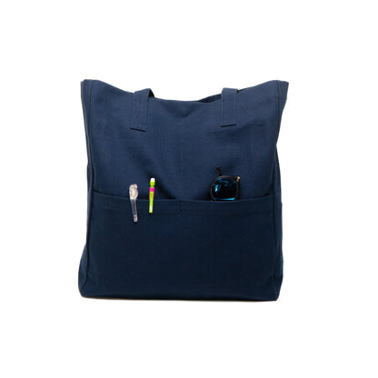 Terra Thread canvas tote bag with pockets