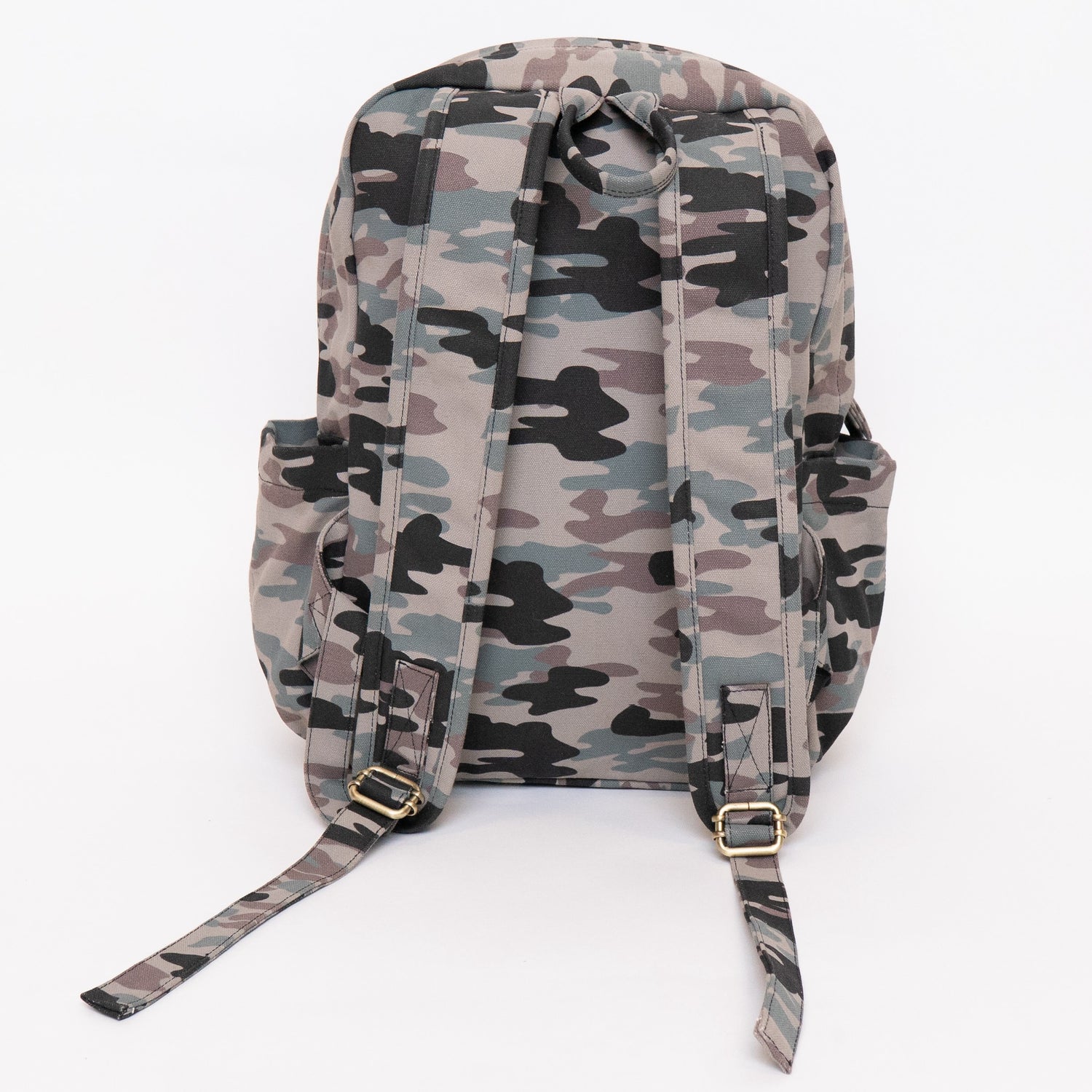 Terra Thread organic cotton backpack in camo print