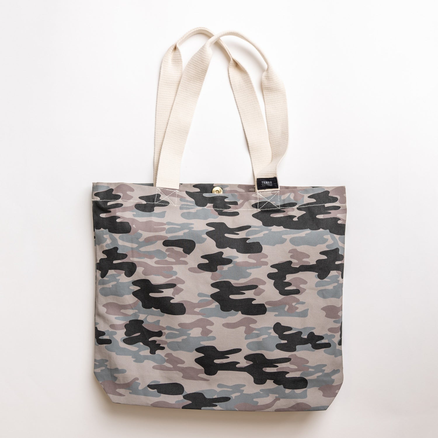 army print tote bag