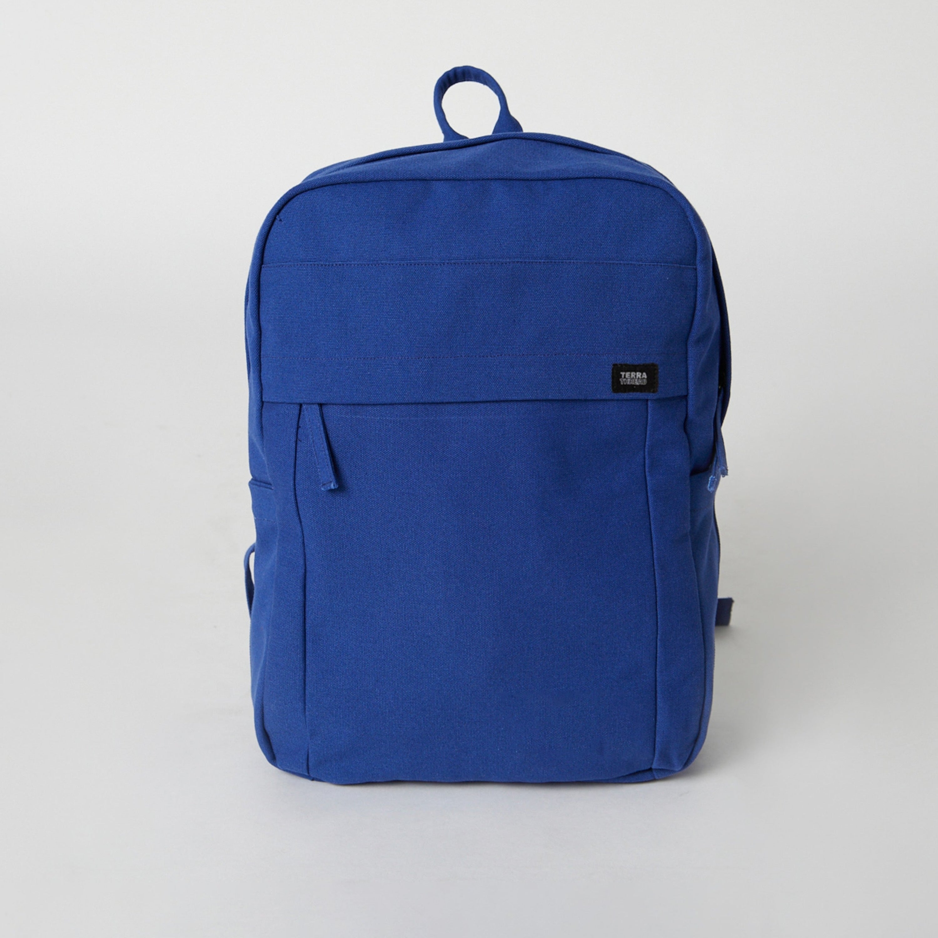 blue bookbag