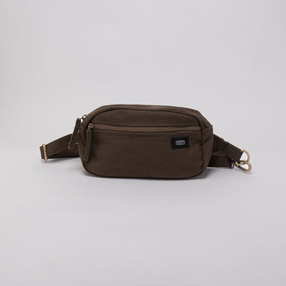 brown fanny pack