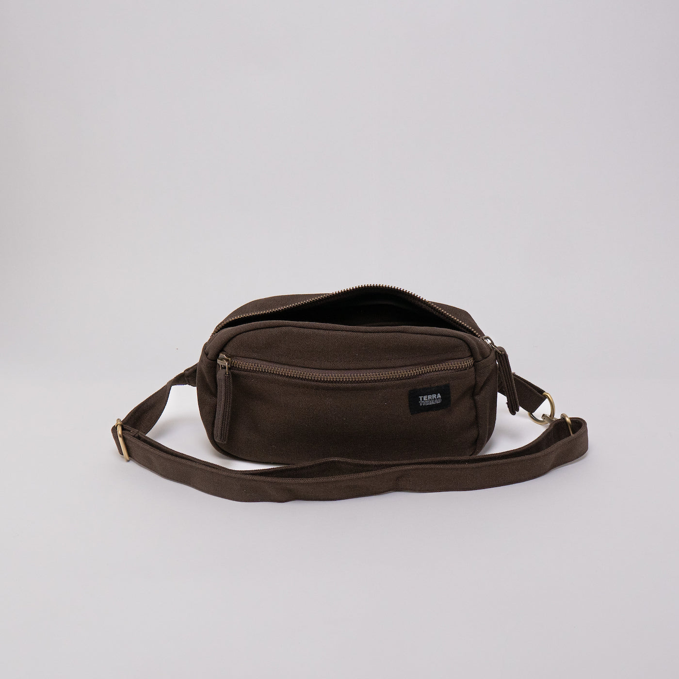 cotton fanny pack with inside pockets