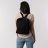 cute black small backpack