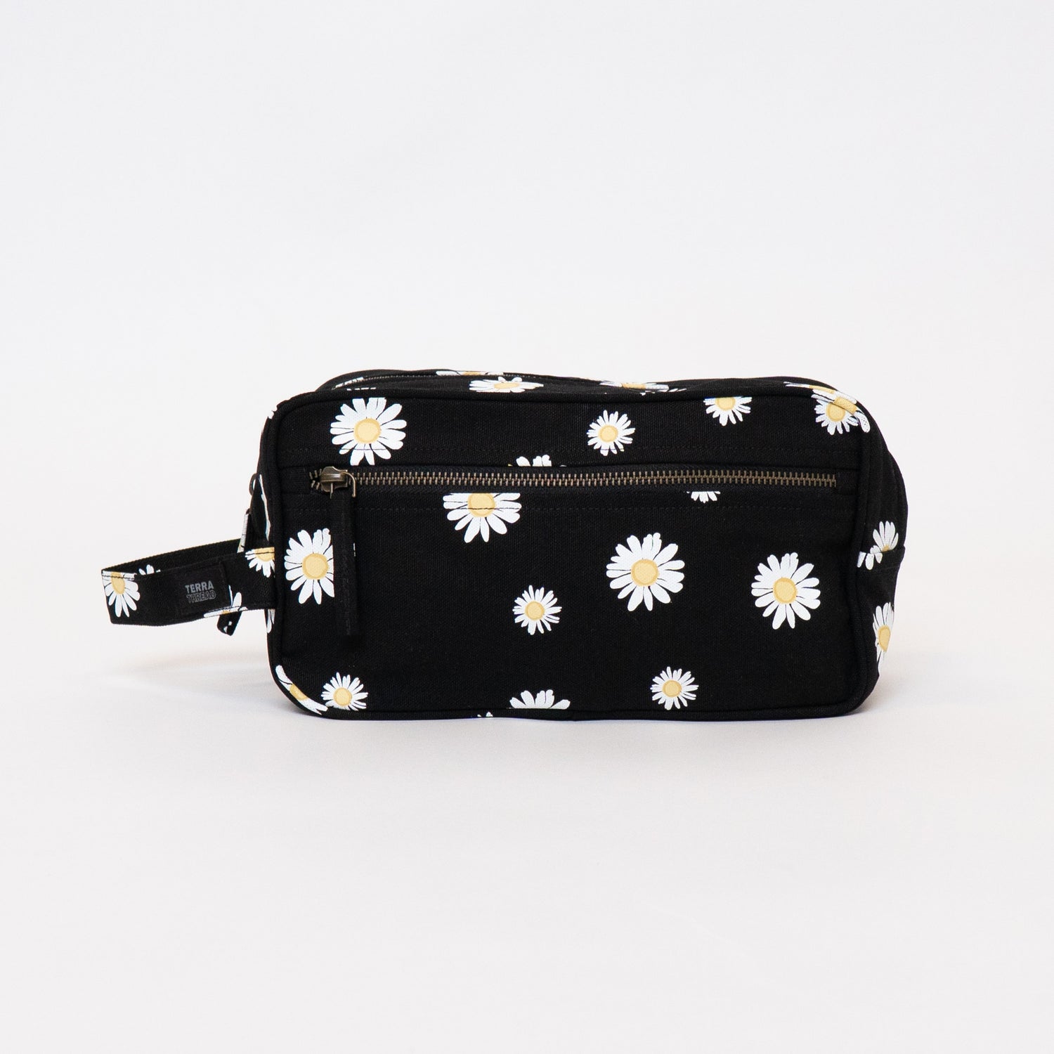 daisy print wash bag