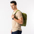 dark green backpacks