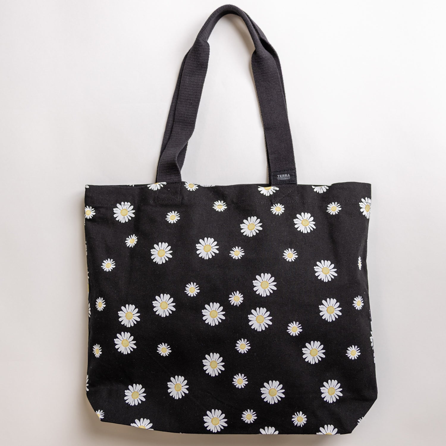 flower print tote bag