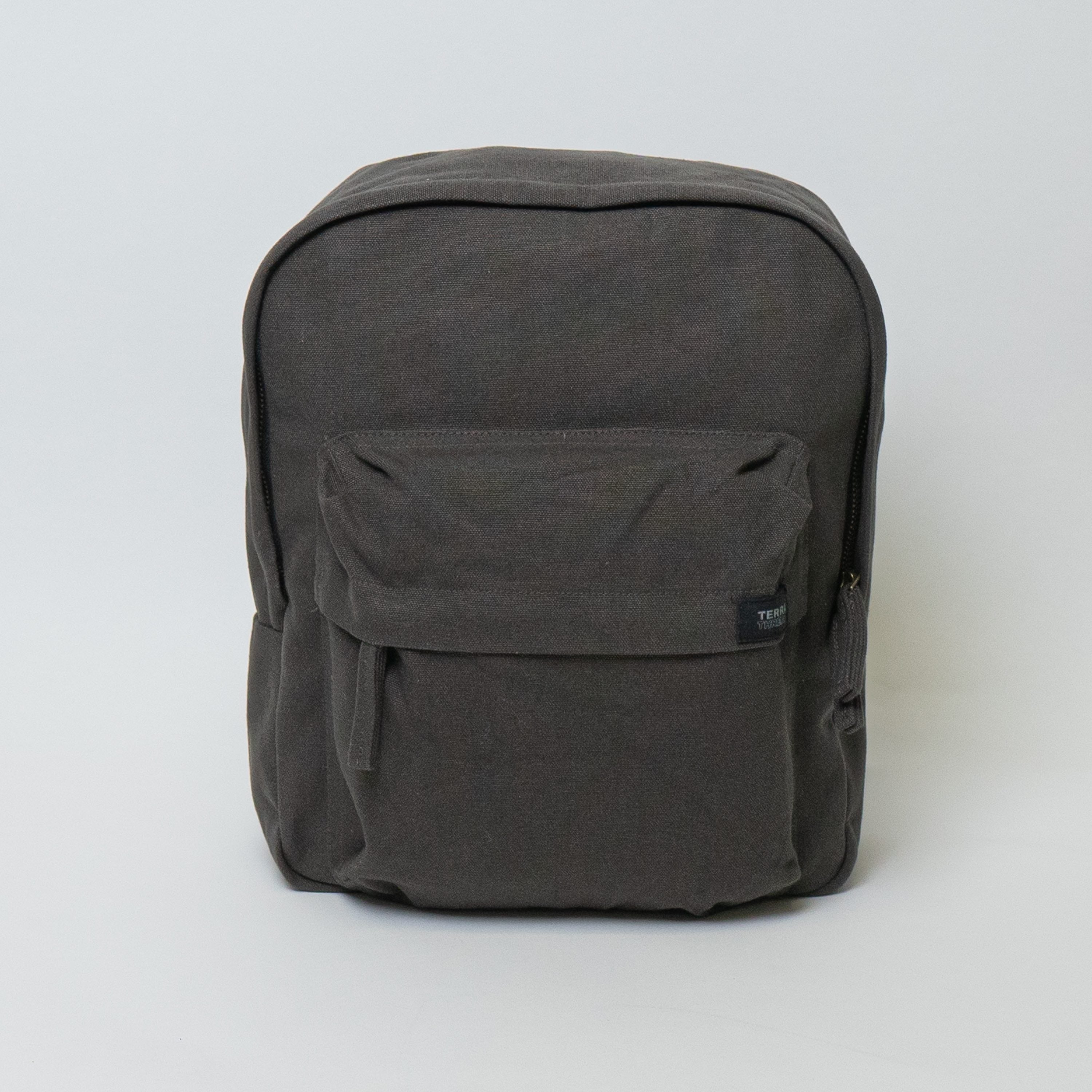 grey mini backpack