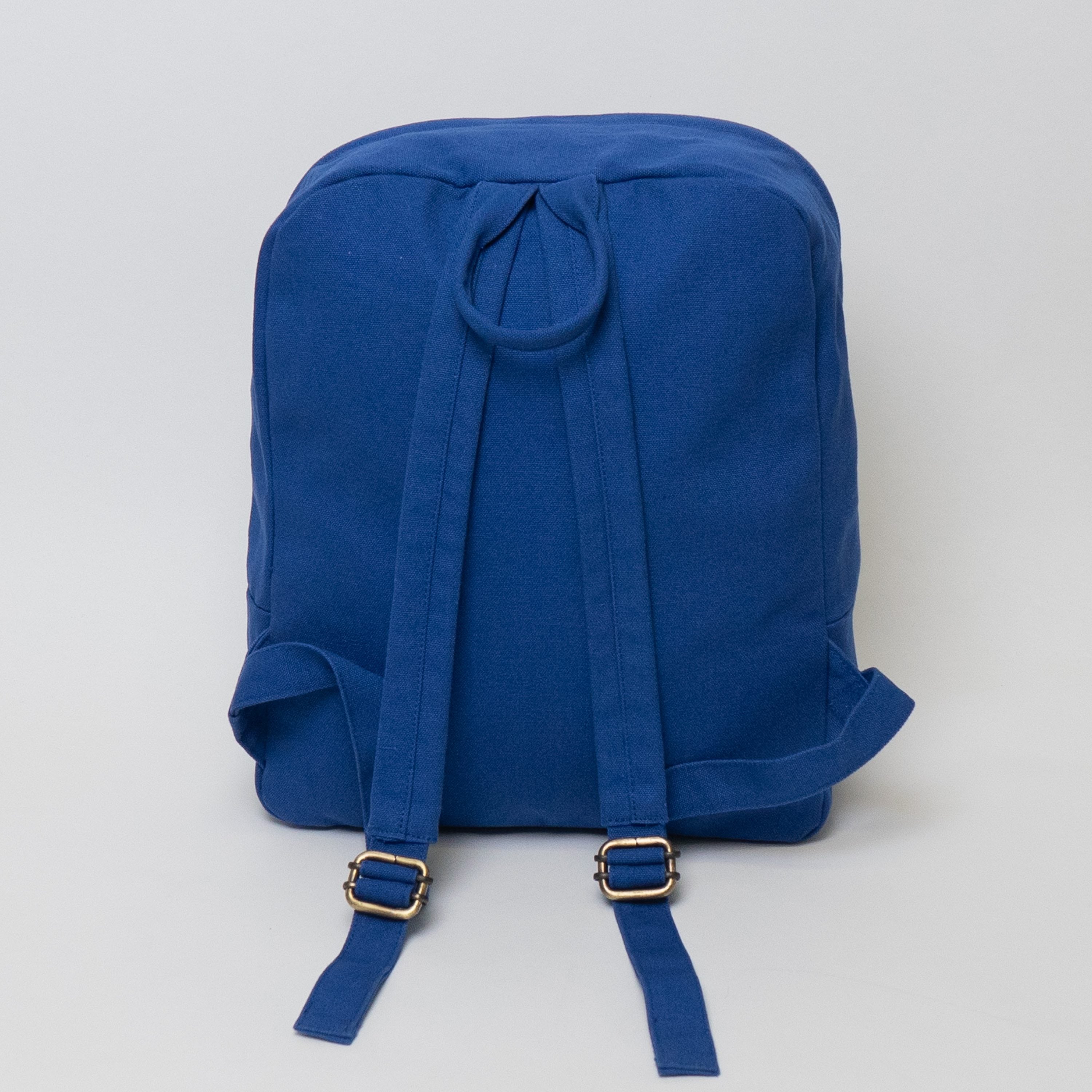 mini backpack blue