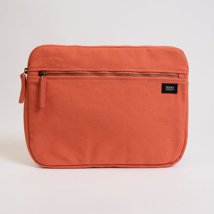 orange laptop sleeve