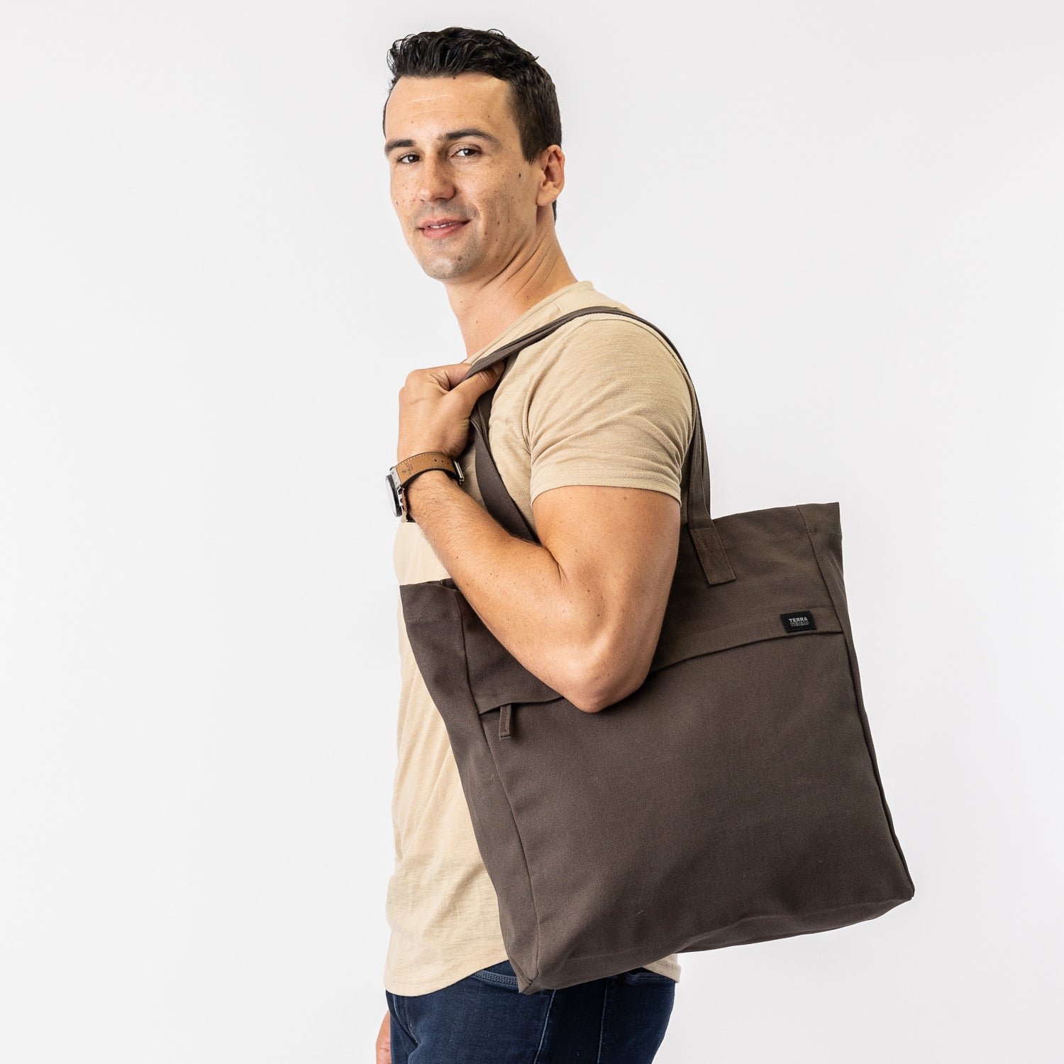 tote bag with inner pockets