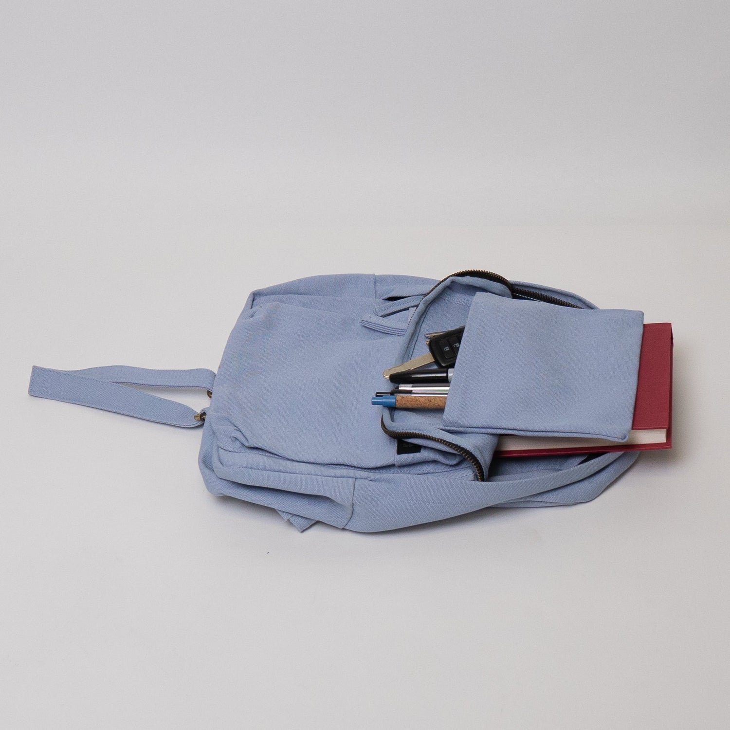 Mini Canvas Backpack for Women Cute Canvas Rucksack Fabric 