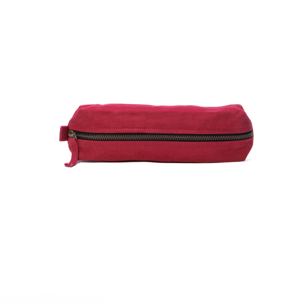 durable pencil case in red color 