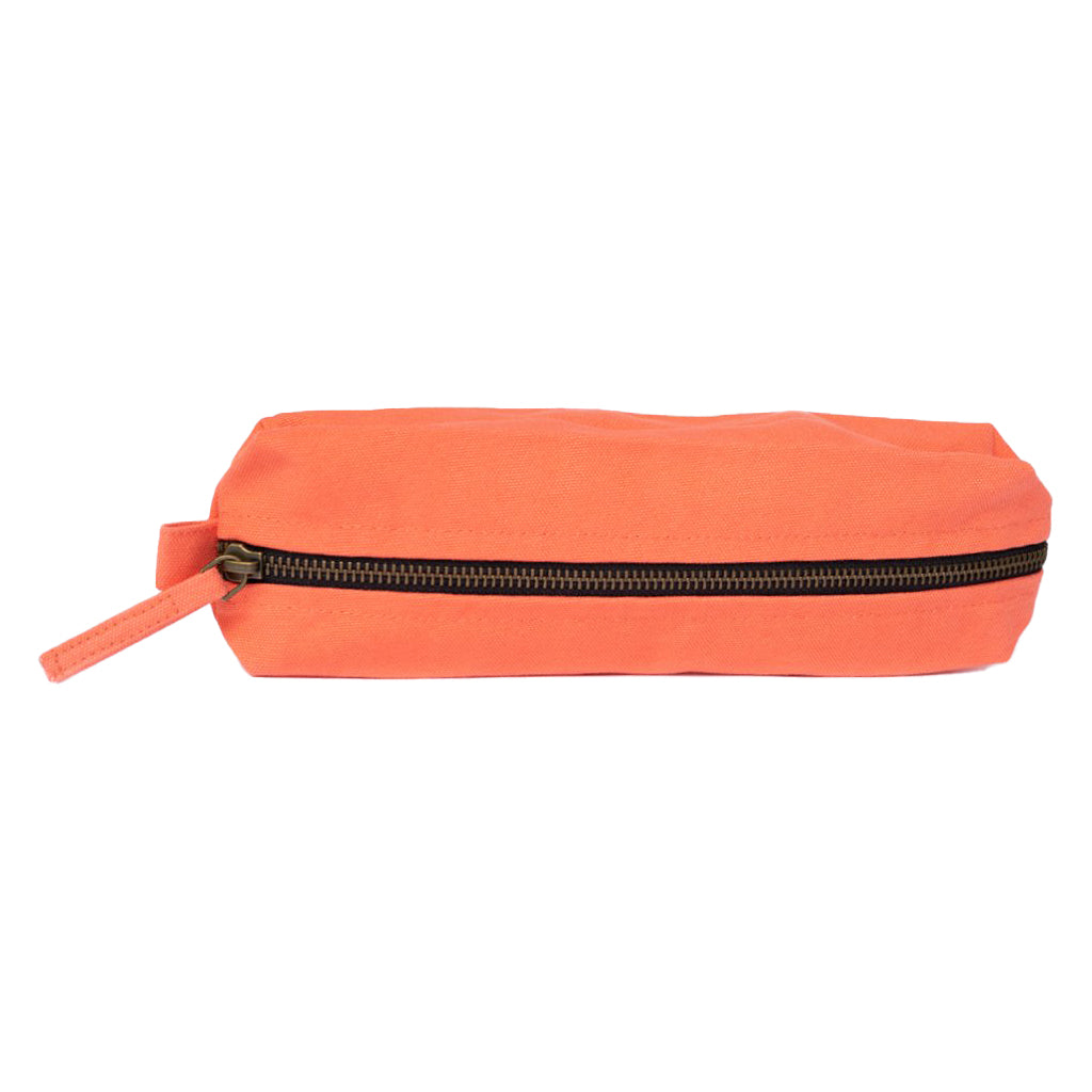 Pink vegan pencil bag