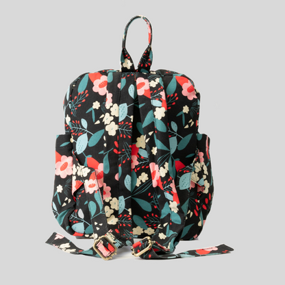 medium size floral backpack